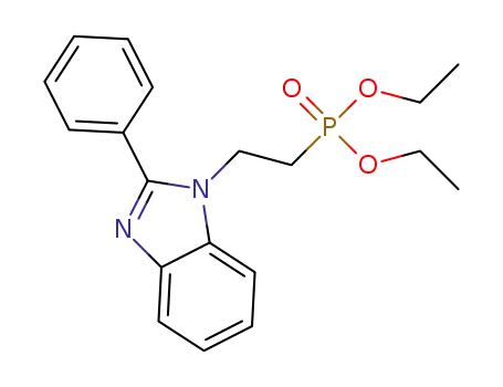 Molecular Structure of 1251832-49-1 (O,O-diethyl 2-(2-phenyl-1H-benzimidazol-1-yl)ethylphosphonate)