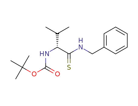(R)-N'-benzyl 2-N-(t-butoxycarbonyl)amino-3-methylbutanethioamide