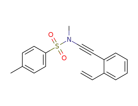 N,4-dimethyl-N-((2-vinylphenyl)ethynyl)benzenesulfonamide