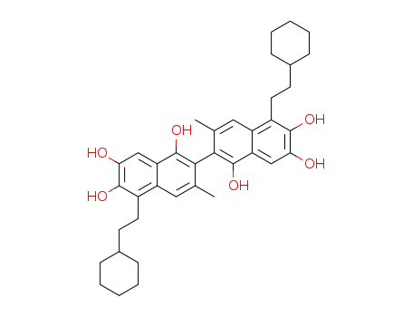 5,5'-bis(2-cyclohexylethyl)-3,3'-dimethyl-2,2'-binaphthyl-1,1',6,6',7,7'-hexaol