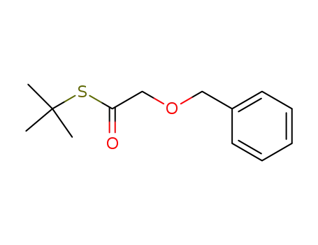 Ethanethioic acid, (phenylmethoxy)-, S-(1,1-dimethylethyl) ester