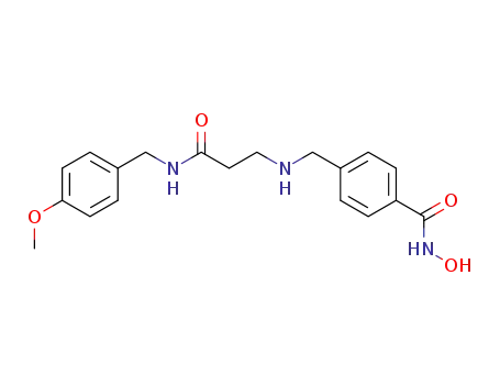 N-hydroxy-4-{[(4-methoxybenzylcarbamoylethyl)amino]methyl}benzamide