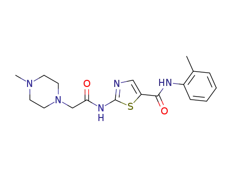 N-(2-methylphenyl)-2-(2-(4-methylpiperazin-1-yl)acetamido)thiazole-5-carboxamide