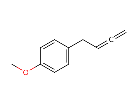 Molecular Structure of 343950-65-2 (Benzene, 1-(2,3-butadienyl)-4-methoxy- (9CI))