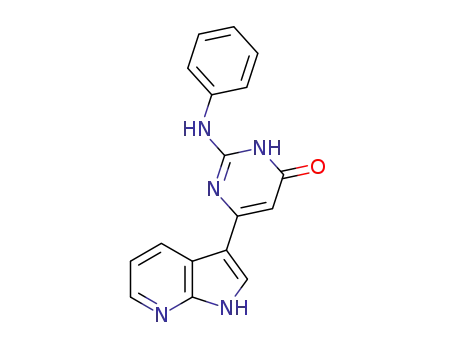 2-anilino-6-(1H-pyrrolo[2,3-b]pyridin-3-yl)pyrimidin-4(3H)-one