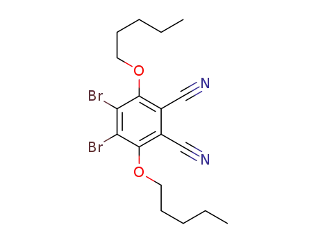 3,6-diamyloxy-4,5-dibromophthalonitrile
