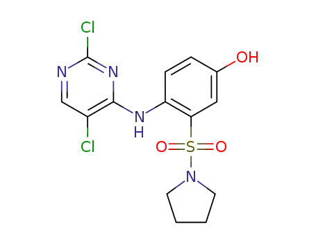 4-((2,5-dichloropyrimidin-4-yl)amino)-3-(pyrrolidin-1-ylsulfonyl)phenol