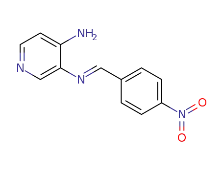 Molecular Structure of 1094703-82-8 ((E)-N<sup>(3)</sup>-(4-nitrobenzylidene)pyridine-3,4-diamine)