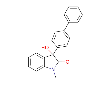 3-(biphenyl-4-yl)-3-hydroxy-1-methylindolin-2-one