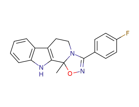 3-(4-fluorophenyl)-11b-methyl-5,6,11,11b-tetrahydro[1,2,4]oxadiazolo[4',5':1,2]pyrido[3,4-b]indole