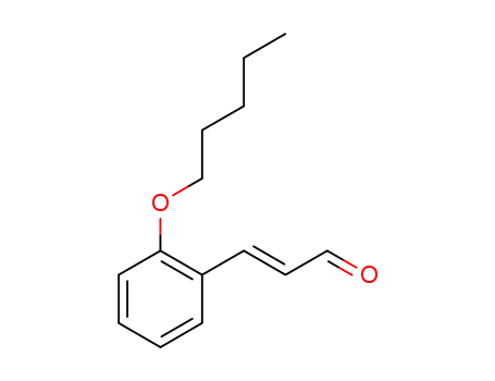 Molecular Structure of 1190299-35-4 (2-pentoxycinnamaldehyde)