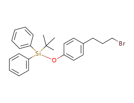 3-(4-((tert-butyl)diphenylsiloxy)phenyl)propyl bromide