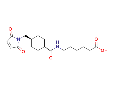 6-((1r,4r)-4-((2,5-dioxo-2,5-dihydro-1H-pyrrol-1-yl)methyl)cyclohexanecarboxamido)hexanoic acid