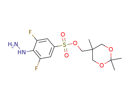 (2,2,5-trimethyl-1,3-dioxan-5-yl)methyl 3,5-difluoro-4-hydrazinylbenzenesulfonate