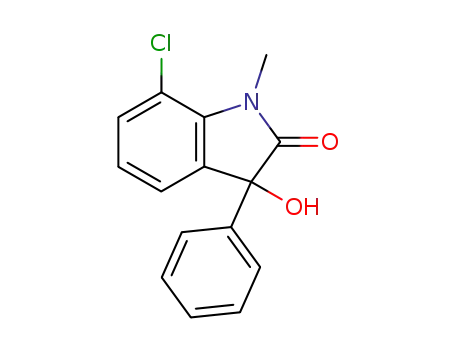 2H-Indol-2-one, 7-chloro-1,3-dihydro-3-hydroxy-1-methyl-3-phenyl-