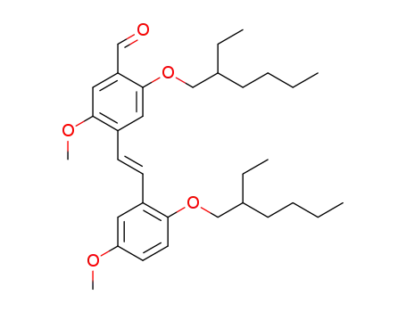 (E)-2-(2-ethylhexyloxy)-4-(2'-(2-ethylhexyloxy)-5'-methoxystyryl)-5-methoxybenzaldehyde