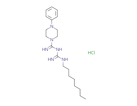 N-octyl-N'-(imino-4-phenylpiperazin-1-yl-methyl)guanidine hydrochloride