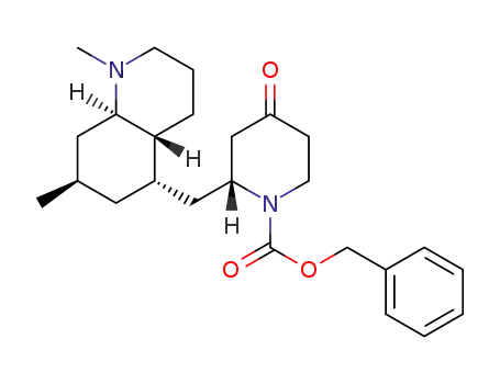 (2R)-2-[(4aR,5S,7R,8aR)-1,7-dimethyl-1,2,3,4,4a,5,6,7,8,8a-decahydroquinolin-5-yl]methyl-1-[(benzyloxy)carbonyl]-4-piperidone