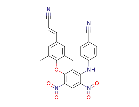 (E)-N<sub>1</sub>-(4'-cyanophenyl)-5-(4''-cyanovinyl-2'',6''-dimethyl)phenoxy-2,4-dinitroaniline