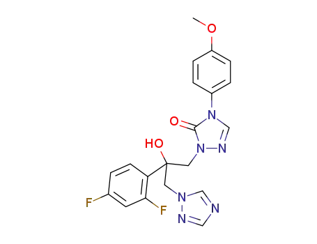 1-(2-(2,4-difluorophenyl)-2-hydroxy-3-(1H-1,2,4-triazol-1-yl)propyl)-4-(4-methoxyphenyl)-1H-1,2,4-triazol-5(4H)-one