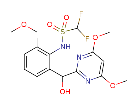N-{2-[(4,6-dimethoxypyrimidin-2-yl)(hydroxy)methyl]-6-(methoxymethyl)phenyl}-1,1-difluoromethanesulfonamide