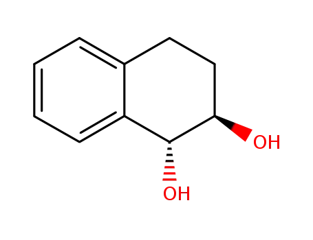 Molecular Structure of 21016-53-5 (rel-1,2,3,4-Tetrahydronaphthalene-1α*,2α*-diol)