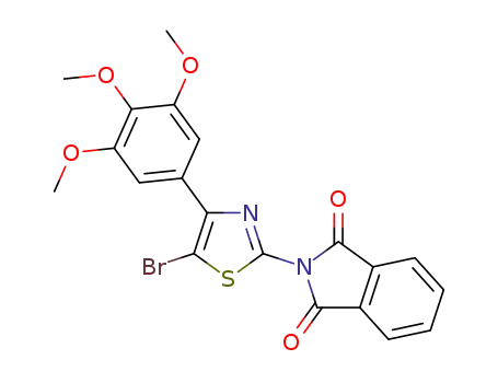 2-(5-bromo-4-(3,4,5-trimethoxyphenyl)thiazol-2-yl)isoindoline-1,3-dione