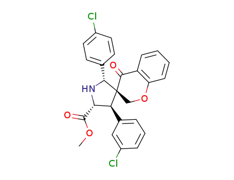 (2'R,3R,4'R,5'R)-methyl 4'-(3-chlorophenyl)-2'-(4-chlorophenyl)-4-oxospiro[chroman-3,3'-pyrrolidine]-5'-carboxylate