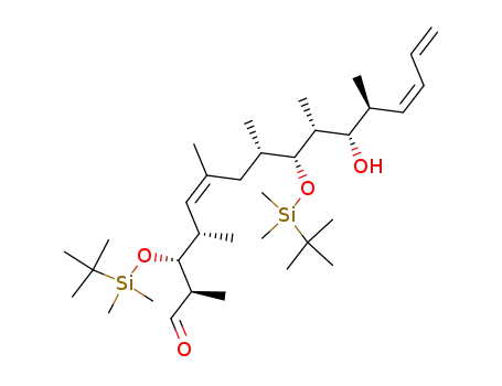 (5Z,13Z)-(2R,3R,4S,8S,9R,10R,11S,12S)-3,9-bis(tertbutyldimethylsilanyloxy)-11-hydroxy-2,4,6,8,10,12-hexamethylhexadeca-5,13,15-trienal