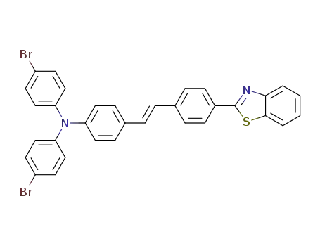 (E)-4-(4-(benzo[d]thiazol-2-yl)styryl)-N,N-bis(4-bromophenyl)aniline