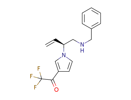 (S)-1-(1-(1-(benzylamino)but-3-en-2-yl)-1H-pyrrol-3-yl)-2,2,2-trifluoroethanone