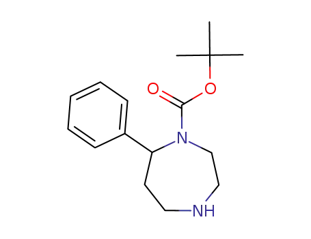 Molecular Structure of 220898-23-7 (1-BOC-7-PHENYL-1,4-DIAZEPANE)