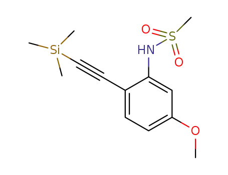 N-(5-methoxy-2-(trimethylsilylethynyl)phenyl)methanesulfonamide
