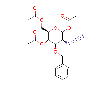1,4,6-tri-O-acetyl-2-azido-3-O-benzyl-2-deoxy-α/β-D-mannopyranoside