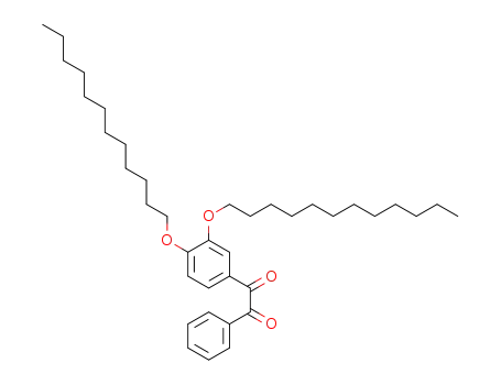 Molecular Structure of 1227468-74-7 (1-(3,4-bis(dodecyloxy)phenyl)-2-phenylethane-1,2-dione)