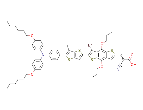 Molecular Structure of 1338083-11-6 (C<sub>57</sub>H<sub>59</sub>BrN<sub>2</sub>O<sub>6</sub>S<sub>4</sub>)
