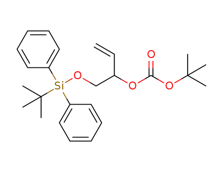 (+/-)-tert-butyl 1-(tert-butyldiphenylsilyloxy)but-3-en-2-yl carbonate
