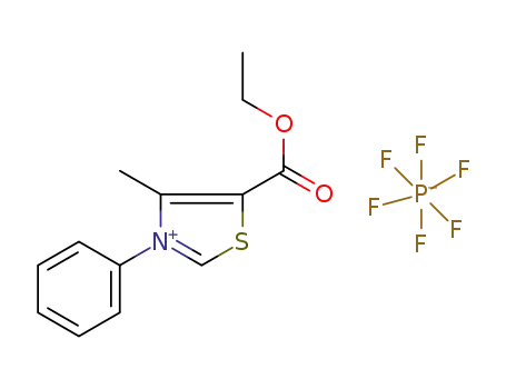 3-phenyl-4-methyl-5-ethoxycarbonyl-1,3-thiazolium hexafluorophosphate