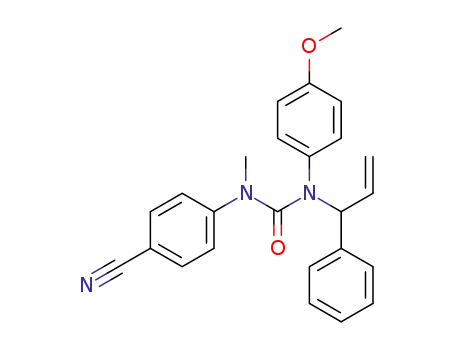 1-(4-cyanophenyl)-3-(4-methoxyphenyl)-1-methyl-3-(1-phenylallyl)urea