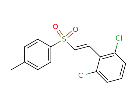 Molecular Structure of 1346705-02-9 ((E)-1,3-dichloro-2-(2-tosylvinyl)benzene)