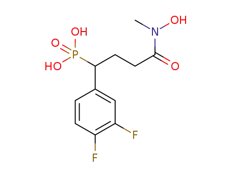 {1-(3,4-difluorophenyl)-4-[hydroxy(methyl)amino]-4-oxobutyl}phosphonic acid