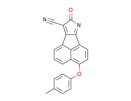 4-(p-methylphenoxy)-8-oxo-8H-acenaphtho[1,2-b]pyrrole-9-carbonitrile