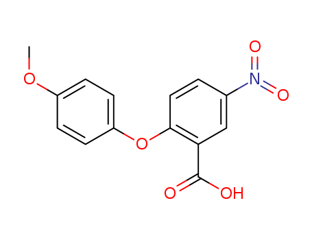 2-(4-methoxyphenoxy)-5-nitrobenzoic acid