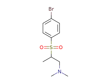 2-(4-bromophenyl)sulfonyl-N,N-dimethyl-propan-1-amine