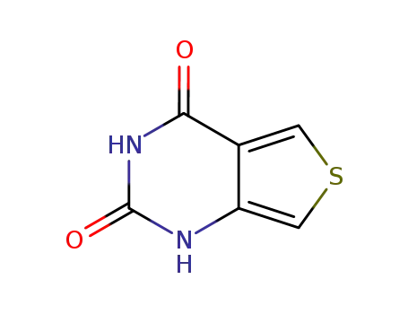 Molecular Structure of 6251-30-5 (THIENO[3,4-D]PYRIMIDINE-2,4-DIOL)