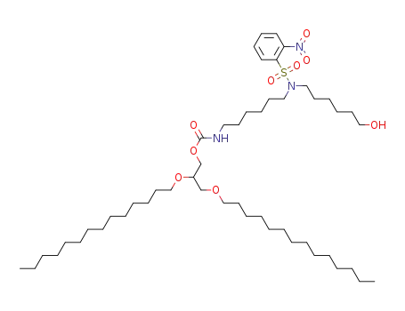[rac-2,3-bis(tetradecyloxy)propyl]-N-[13-hydroxy-7-(2-nitrophenylsulfonyl)-7-azatridecyl]carbamate