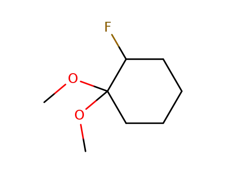 Molecular Structure of 89257-37-4 (Cyclohexane, 2-fluoro-1,1-dimethoxy-)