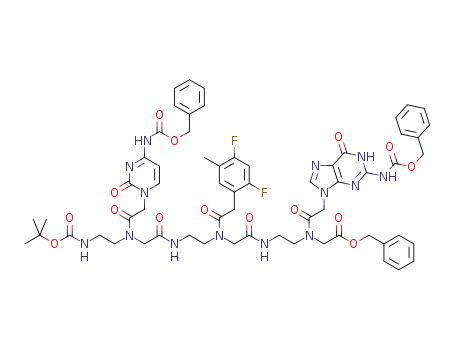 Boc-Aeg(C[z])-Aeg(F)-Aeg(G[z])-OBn