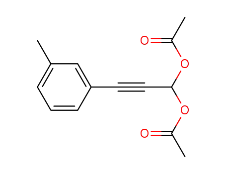 3-m-tolylprop-2-yne-1,1-diyl diacetate