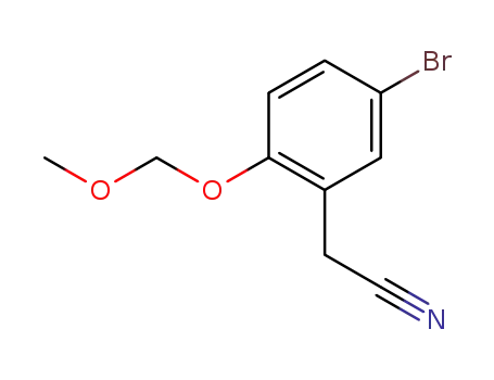 Benzeneacetonitrile, 5-bromo-2-(methoxymethoxy)-